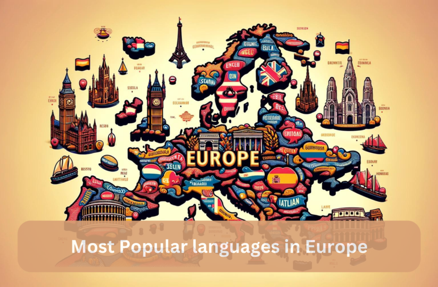 most popular languages in europe