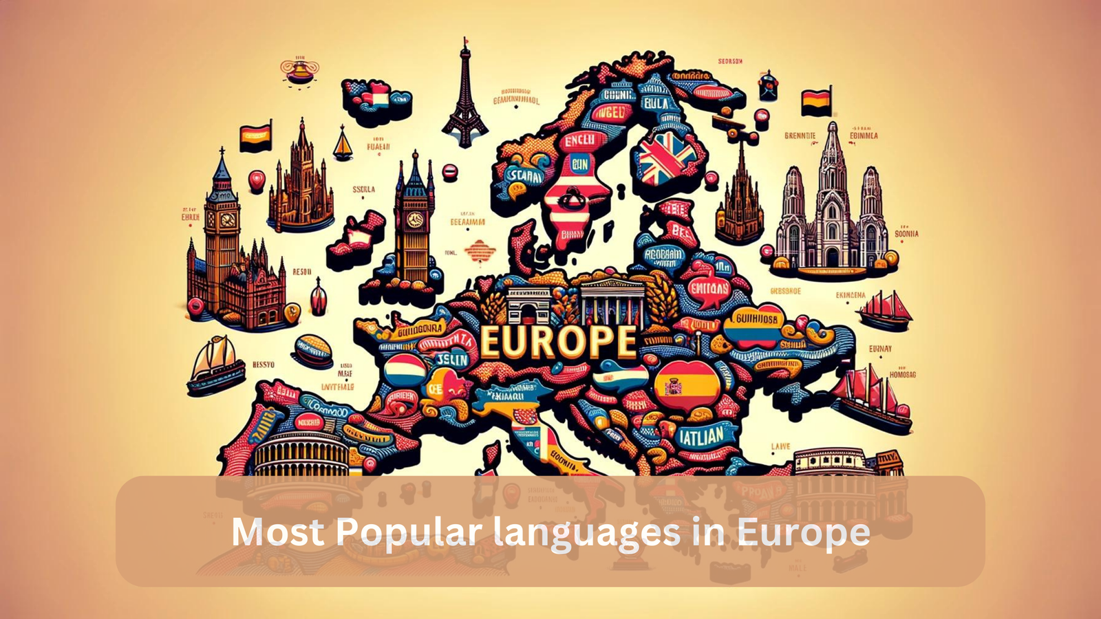 most popular languages in europe